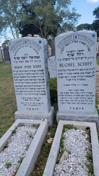 Rav Shmuel Yosef Schiff and Rochel Greenberg Schiff