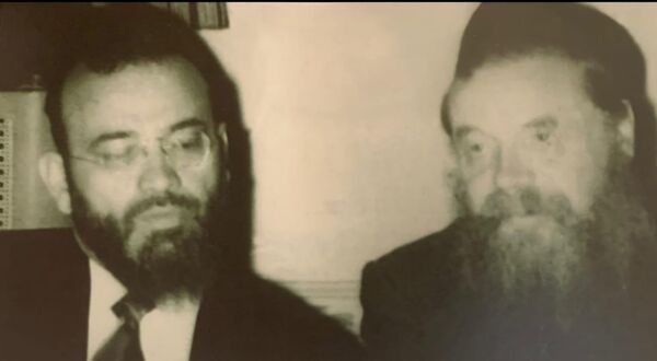 Rav Shlomo Heiman with Rav Yaakov Yitzchok Ruderman